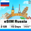eSIM Russia - 2 GB - 15 Days