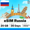 eSIM Russia - 20 GB - 30 Days