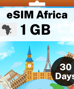 ESIM Africa 5GB Per 15 Giorni – QR Via Email, Attivazione Automatica Al Primo Utilizzo