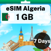 eSIM Algeria - 1 GB - 7 Days