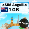 eSIM Anguilla - 1 GB - 7 Days