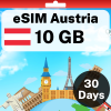 eSIM Austria - 10 GB - 30 Days