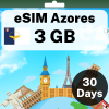 eSIM Azores - 3 GB - 30 Days