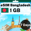 eSIM Bangladesh - 1 GB - 7 Days
