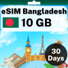 eSIM Bangladesh - 10 GB - 30 Days