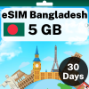 eSIM Bangladesh - 5 GB - 30 Days