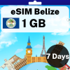 eSIM Belize - 1 GB - 7 Days
