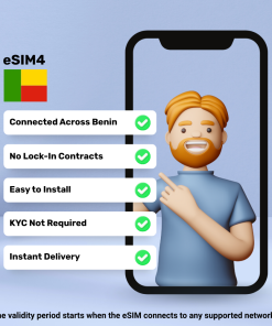 eSIM Benin - 1 GB - 7 Days