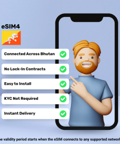 eSIM Bhutan - 1 GB - 7 Days