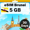 eSIM Brunei - 5 GB - 30 Days