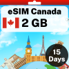 eSIM Canada - 2 GB - 15 Days