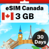 eSIM Canada - 3 GB - 30 Days