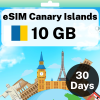 eSIM Canary Islands - 10 GB - 30 Days