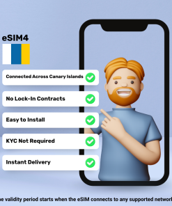 eSIM Canary Islands - 2 GB - 15 Days