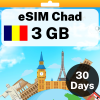 eSIM Chad - 3 GB - 30 Days