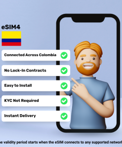 eSIM Colombia - 3 GB - 30 Days