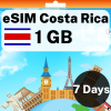 eSIM Costa Rica - 1 GB - 7 Days