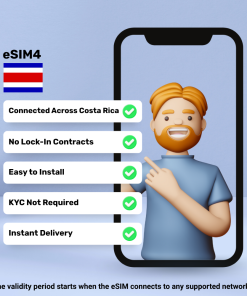 eSIM Costa Rica - 5 GB - 30 Days