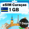 eSIM Curaçao - 1 GB - 7 Days