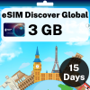 eSIM Discover Global - 3 GB - 15 Days