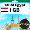 eSIM Egypt - 1 GB - 7 Days