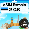 eSIM Estonia - 2 GB - 15 Days