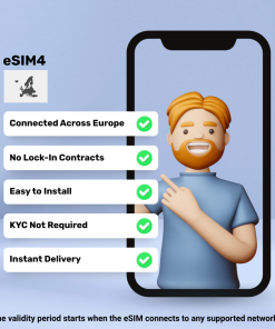 eSIM Europe - 100 GB - 180 Days