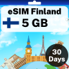 eSIM Finland - 5 GB - 30 Days