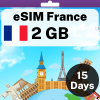 eSIM France - 2 GB - 15 Days