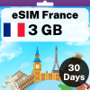 eSIM France - 3 GB - 30 Days