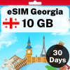eSIM Georgia - 10 GB - 30 Days