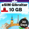 eSIM Gibraltar - 10 GB - 30 Days