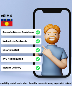 eSIM Guadeloupe - 10 GB - 30 Days