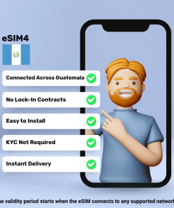 eSIM Guatemala - 3 GB - 30 Days