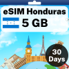 eSIM Honduras - 5 GB - 30 Days