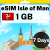 eSIM Isle of Man - 1 GB - 7 Days