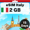 eSIM Italy - 2 GB - 15 Days