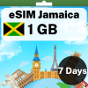 eSIM Jamaica - 1 GB - 7 Days