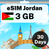 eSIM Jordan - 3 GB - 30 Days