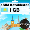 eSIM Kazakhstan - 1 GB - 7 Days