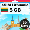 eSIM Lithuania - 5 GB - 30 Days
