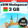 eSIM Madagascar - 3 GB - 30 Days