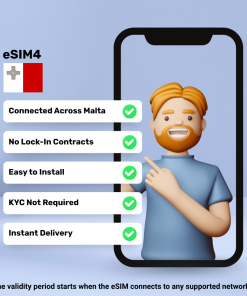 eSIM Malta - 20 GB - 30 Days