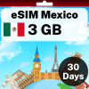 eSIM Mexico - 3 GB - 30 Days