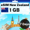 eSIM New Zealand - 1 GB - 7 Days