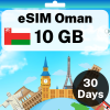 eSIM Oman - 10 GB - 30 Days