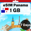 eSIM Panama - 1 GB - 7 Days