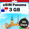 eSIM Panama - 3 GB - 30 Days