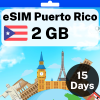 eSIM Puerto Rico - 2 GB - 15 Days