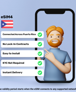 eSIM Puerto Rico - 2 GB - 15 Days